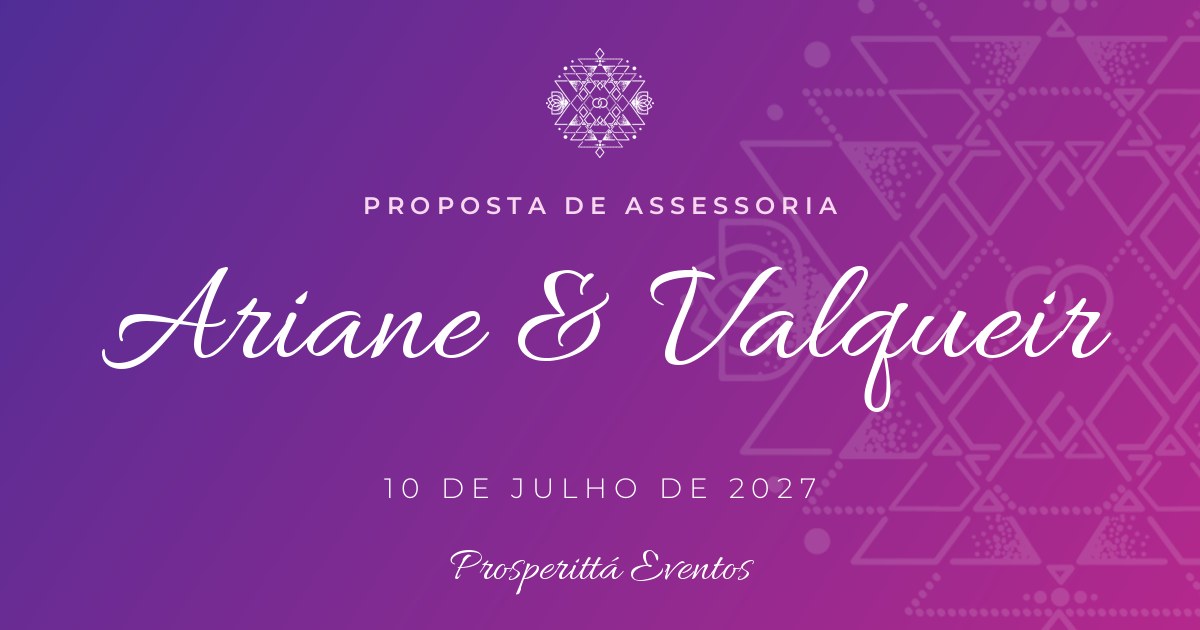 Proposta de assessoria Ariane e Valqueir